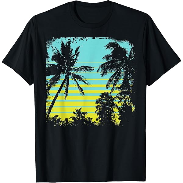 Amazon.com: Palm tree T-Shirt : Clothing, Shoes & Jewelry